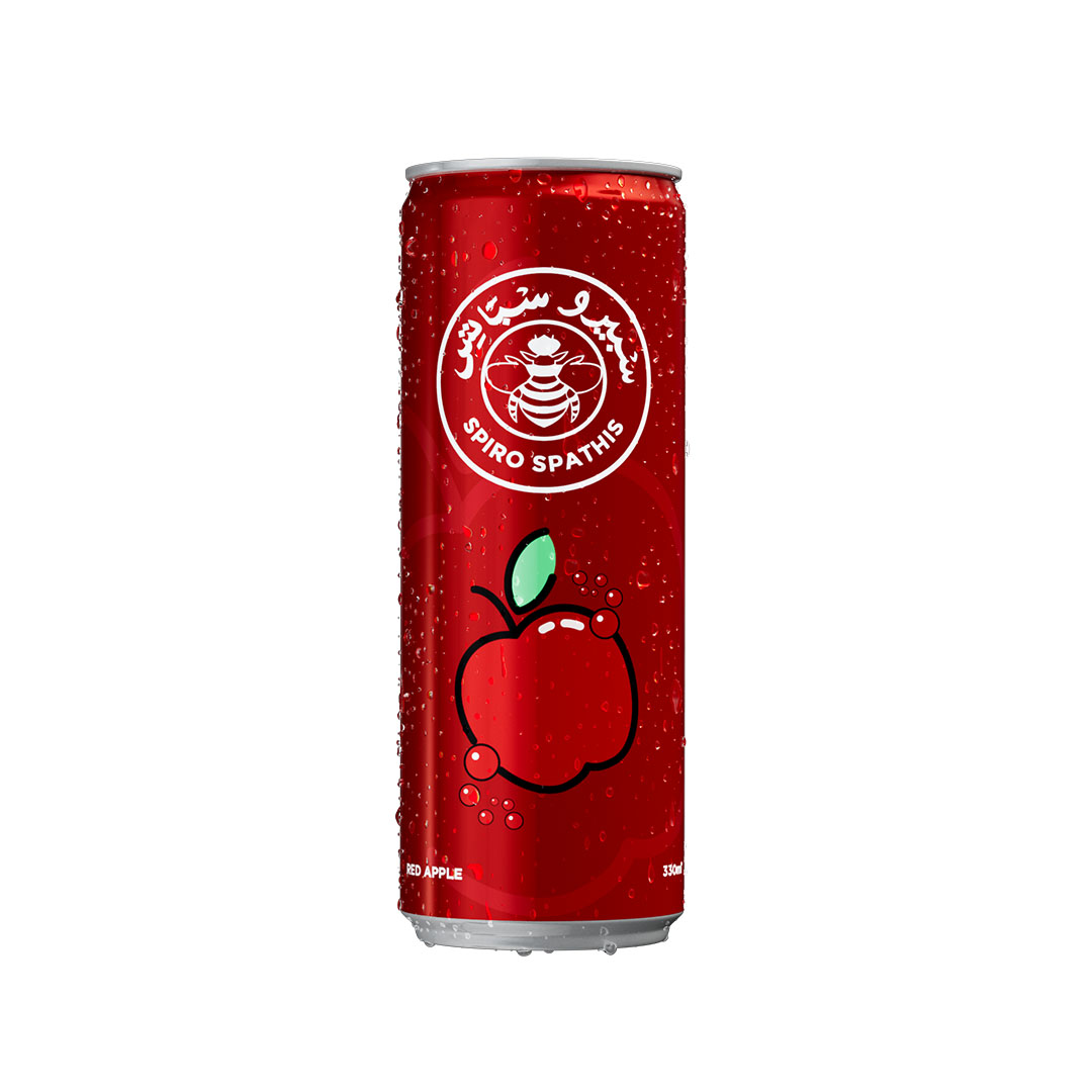 سبيرو سباتس مياه غازية كانز - تفاح - 330 مللي