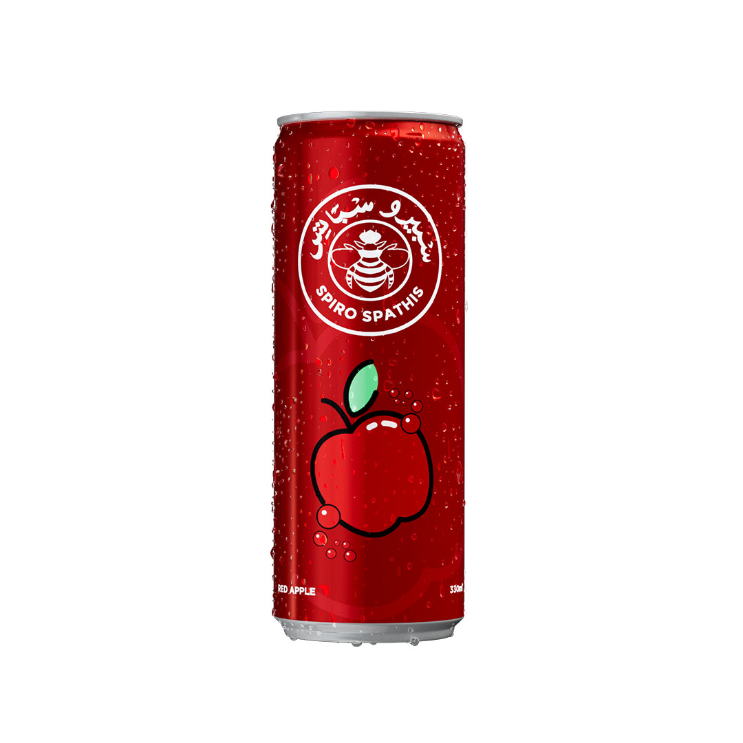 سبيرو سباتس مياه غازية كانز - تفاح - 330 مللي