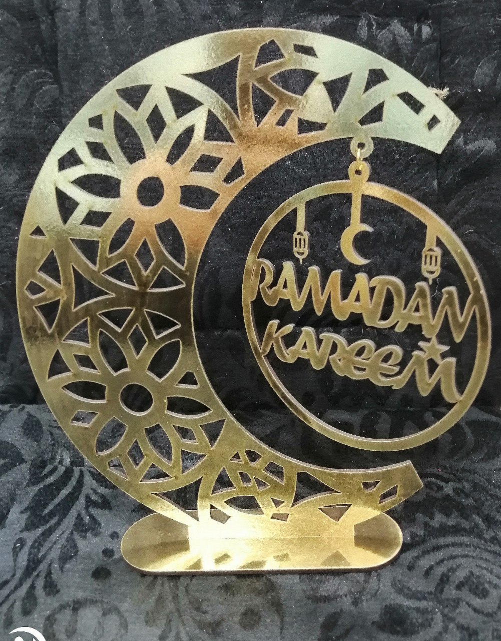 ستاند خشب زينة - رمضان كريم