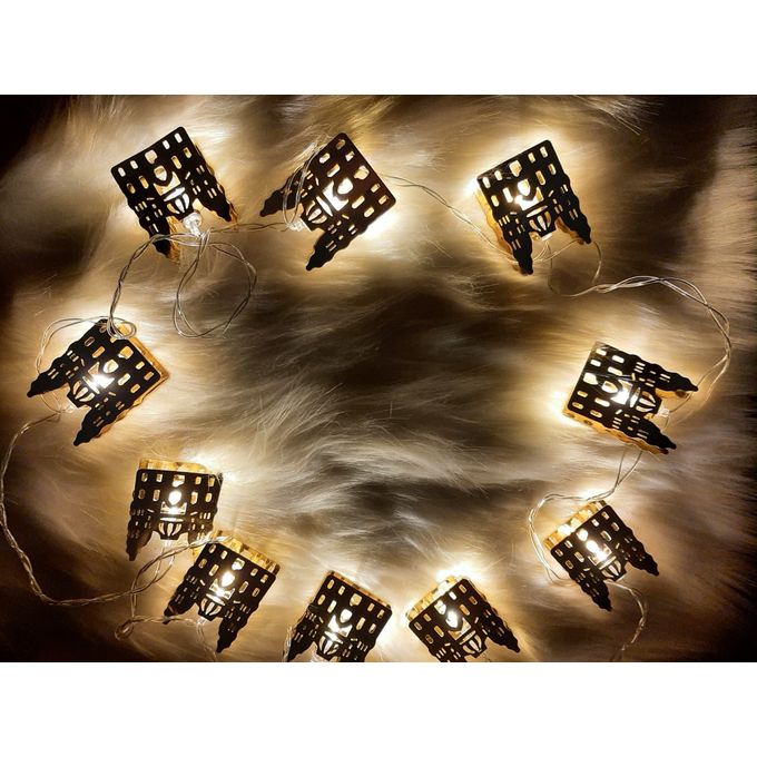 شريط زينة مضيئة لرمضان - مسجد