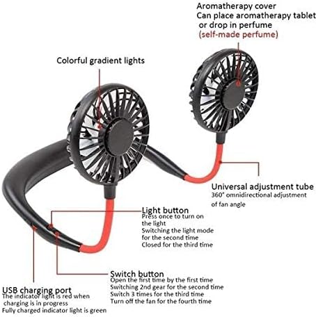 مروحة رقبة قابلة للشحن