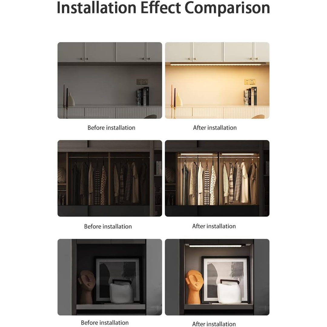 اضاءة خزانة LED لاسلكية - 30 سم