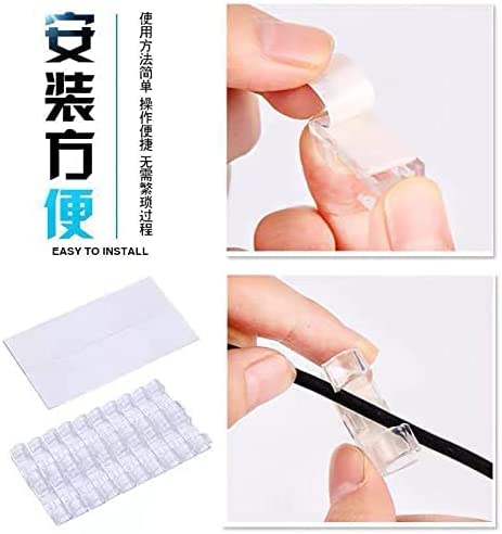 منظم كابلات واسلاك الكهرباء - 20 قطعة