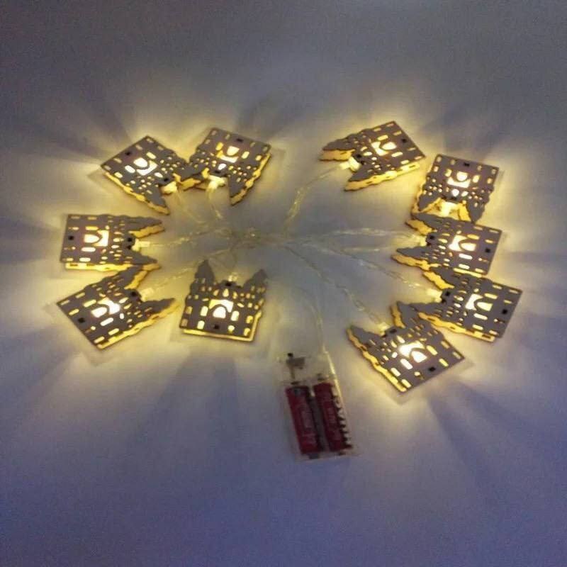 شريط زينة مضيئة لرمضان - مسجد