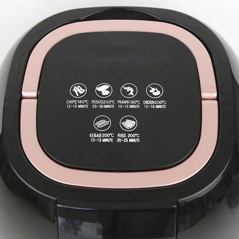 اير فراير بشاشة ليد - 6 لتر - أسود