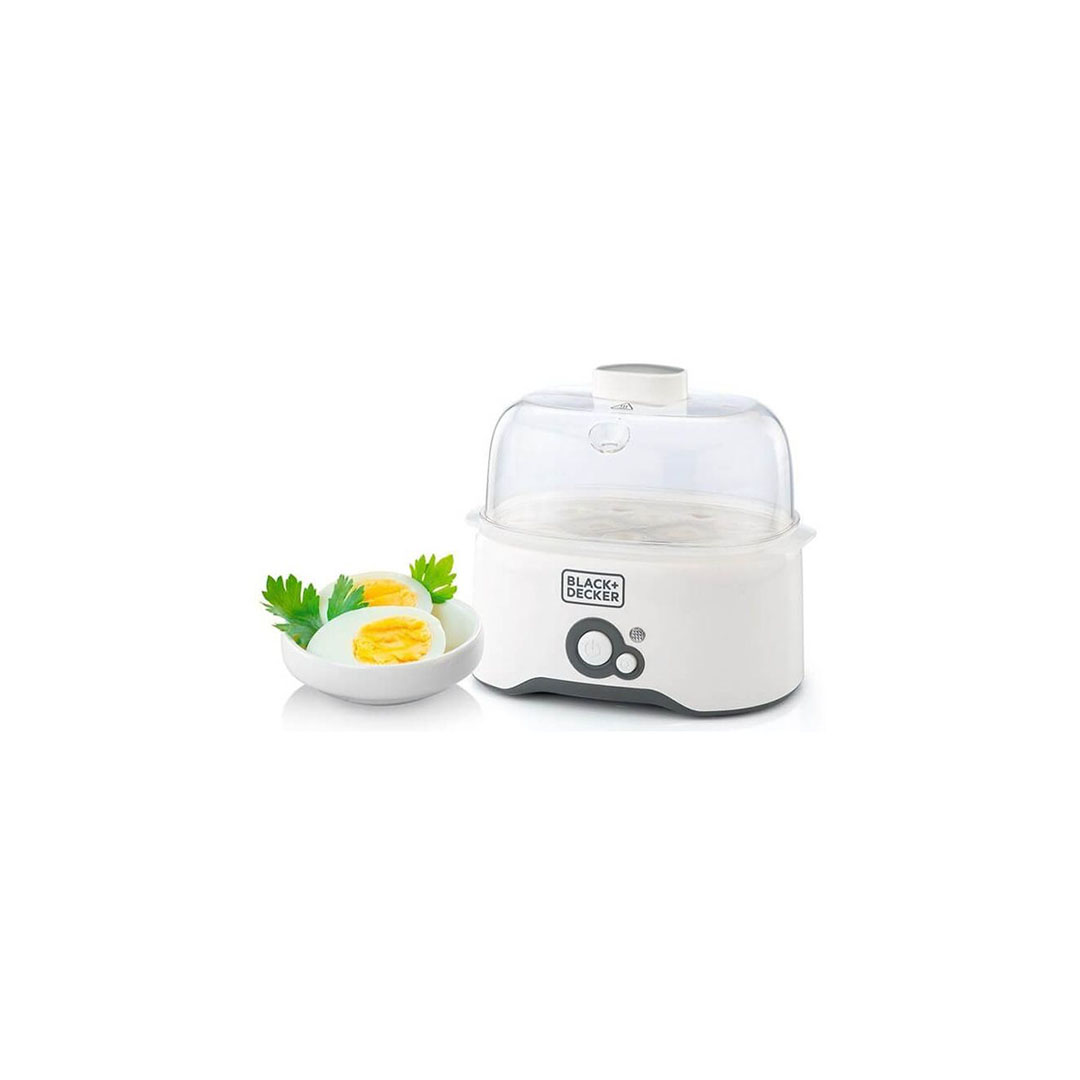 بلاك اند ديكر لسلق البيض 6 بيضات - أبيض - EG200-B5