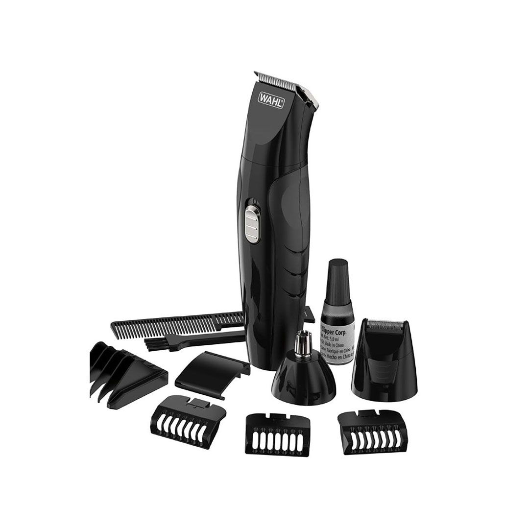 وول ماكينة تهذيب الشعر عالية الأداء ورؤوس تهذيب متعددة للعناية المتعددة 6 في 1 - اسود - 09685-017