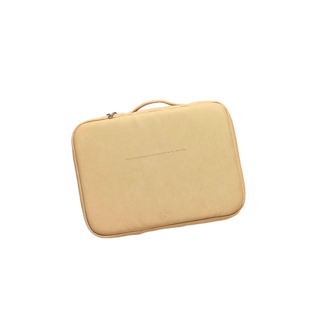 دونها شنطة لاب توب Hand Sleeve جلد LPT30 - بيج