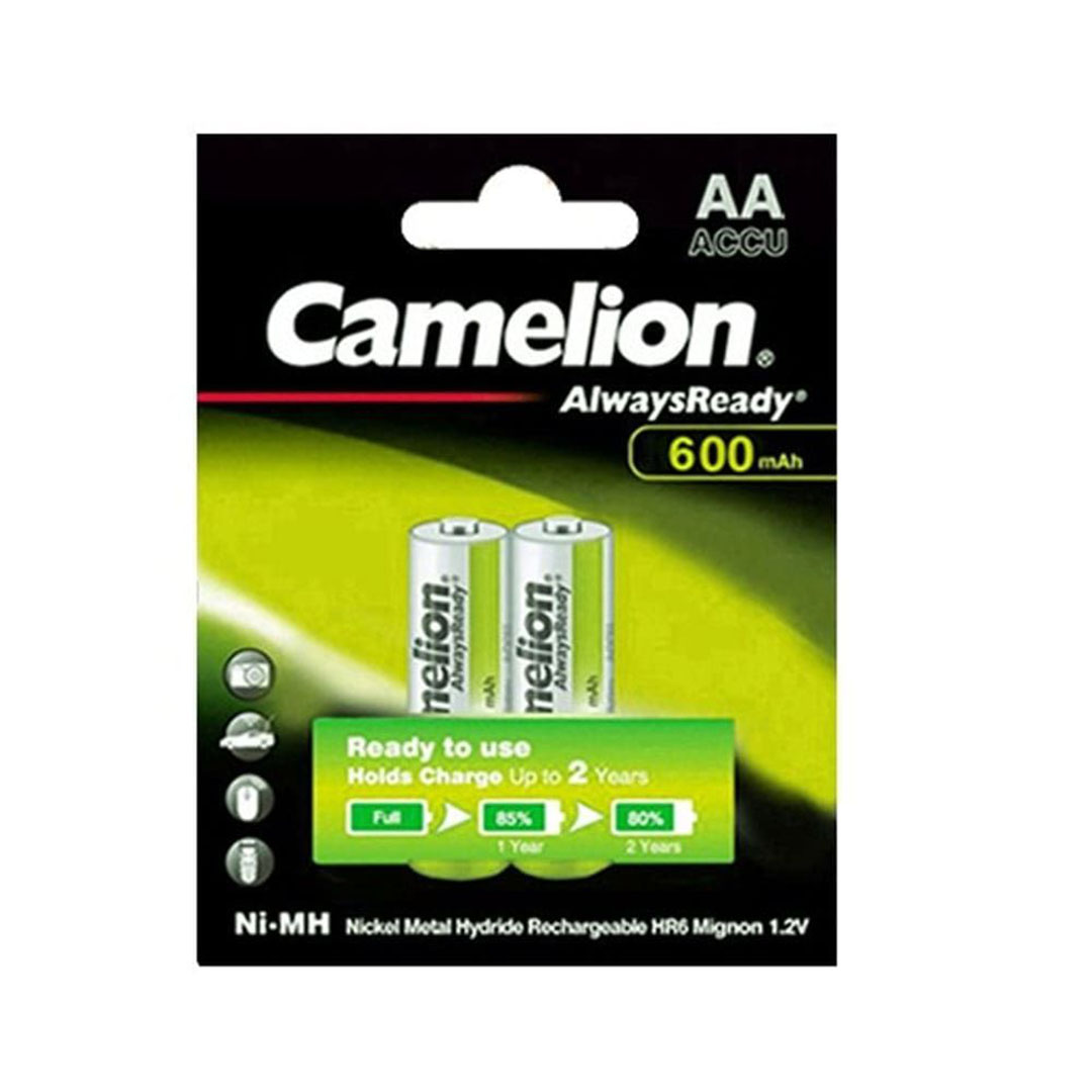 بطارية 600 مللي أمبير AA Always Ready - 2 قطعه