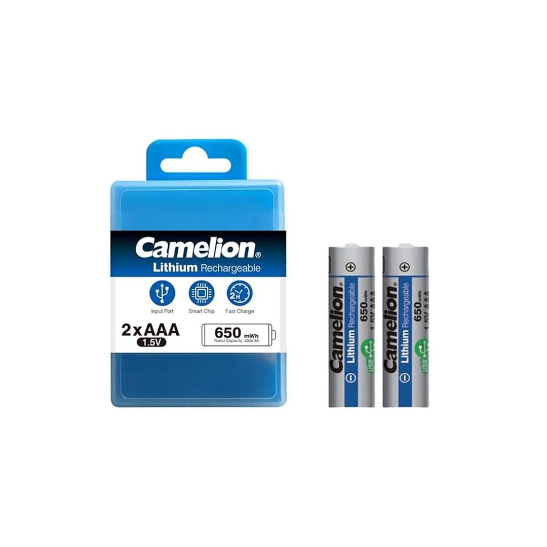 كاميليون بطارية ليثيوم قابلة لإعادة الشحن AAA موديل UB-AAA650-PBH2