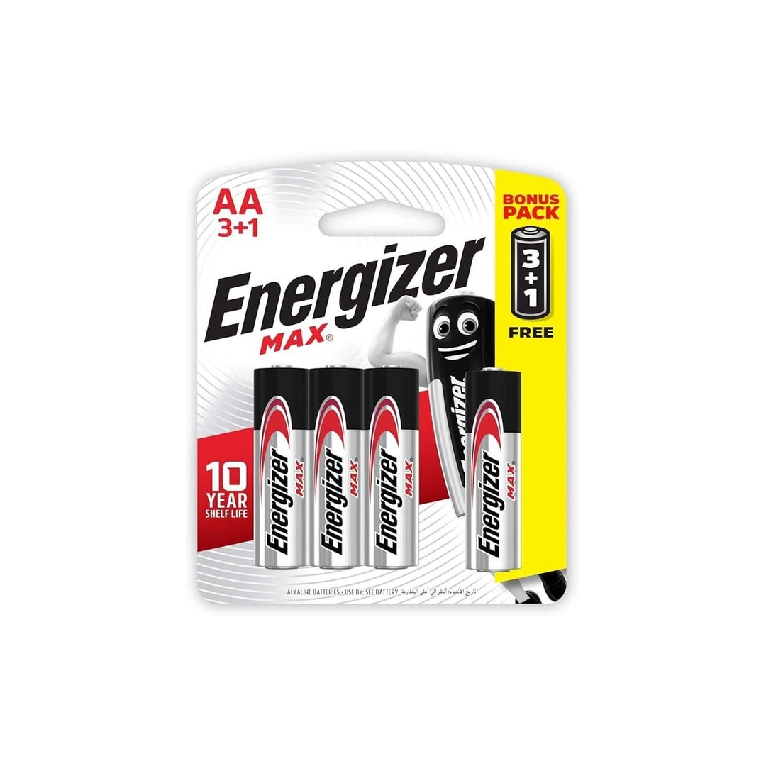 انرجايزر ماكس بطارية AA 3+1