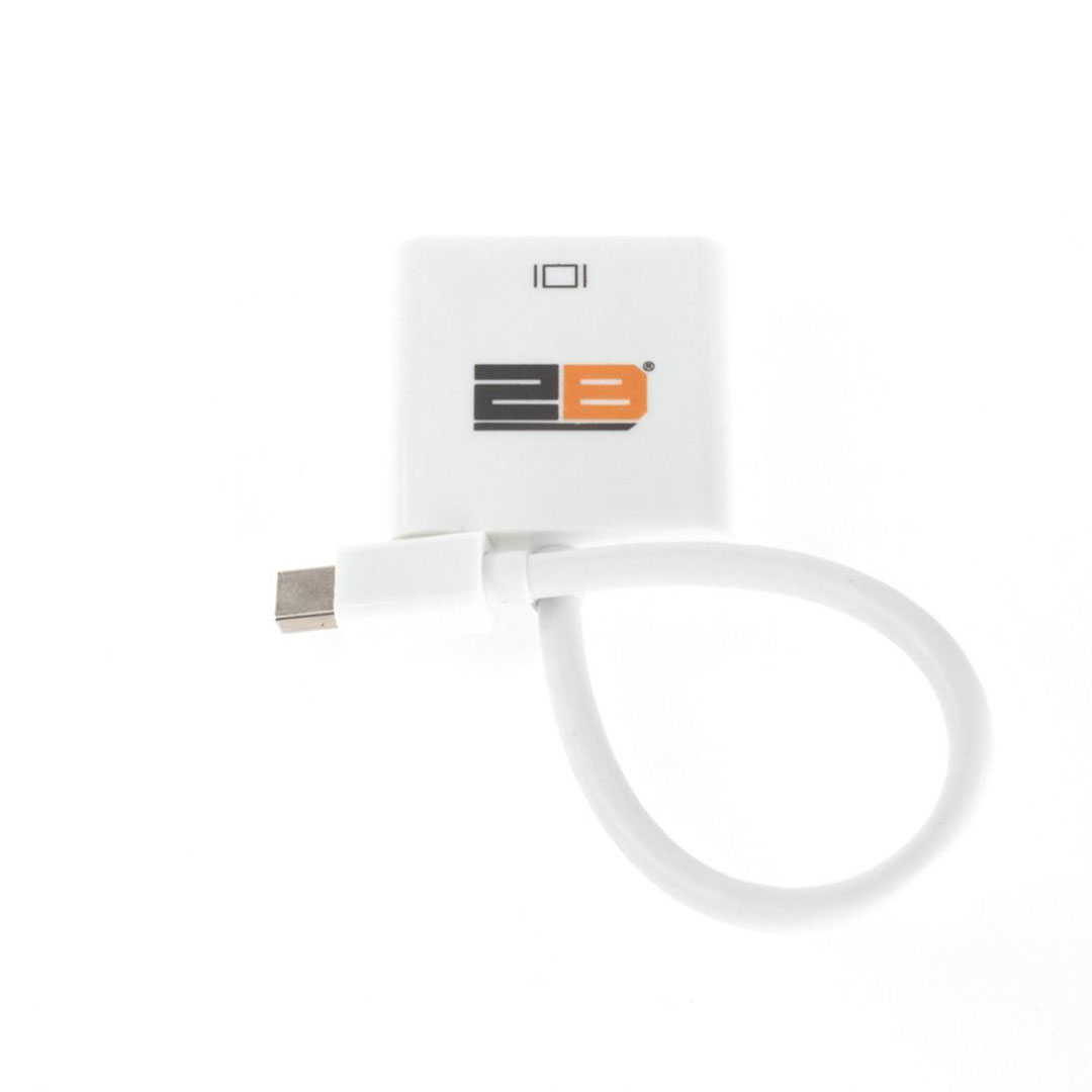 CV039 كابل محول من Mini Display Port Mini-DB الي VGA لأجهزة ماك - أبيض