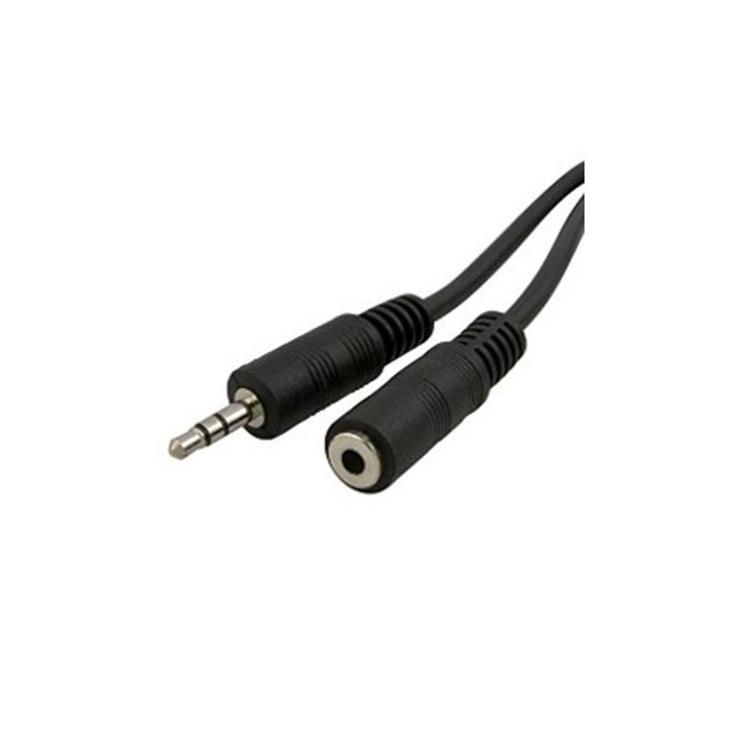 CV105 - كابل محول من RCA 3.5 M/M إلى AUX Audio - 5 متر - أسود