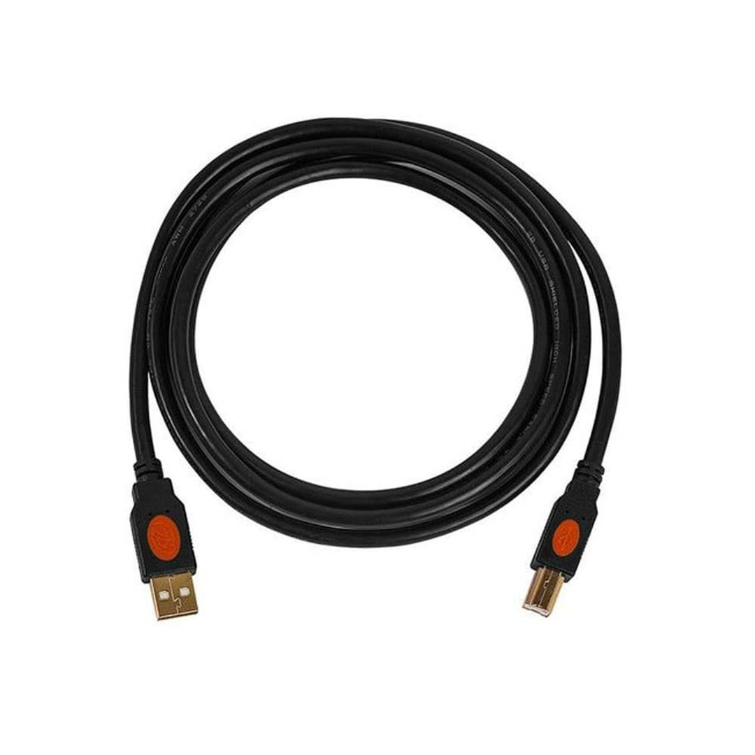 DC017 كابل طابعة USB - 3 متر - أسود
