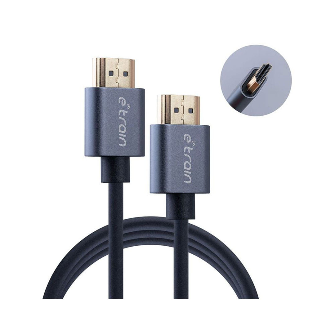 DC891 كابل من HDMI الي HDMI - 3 متر - رمادي