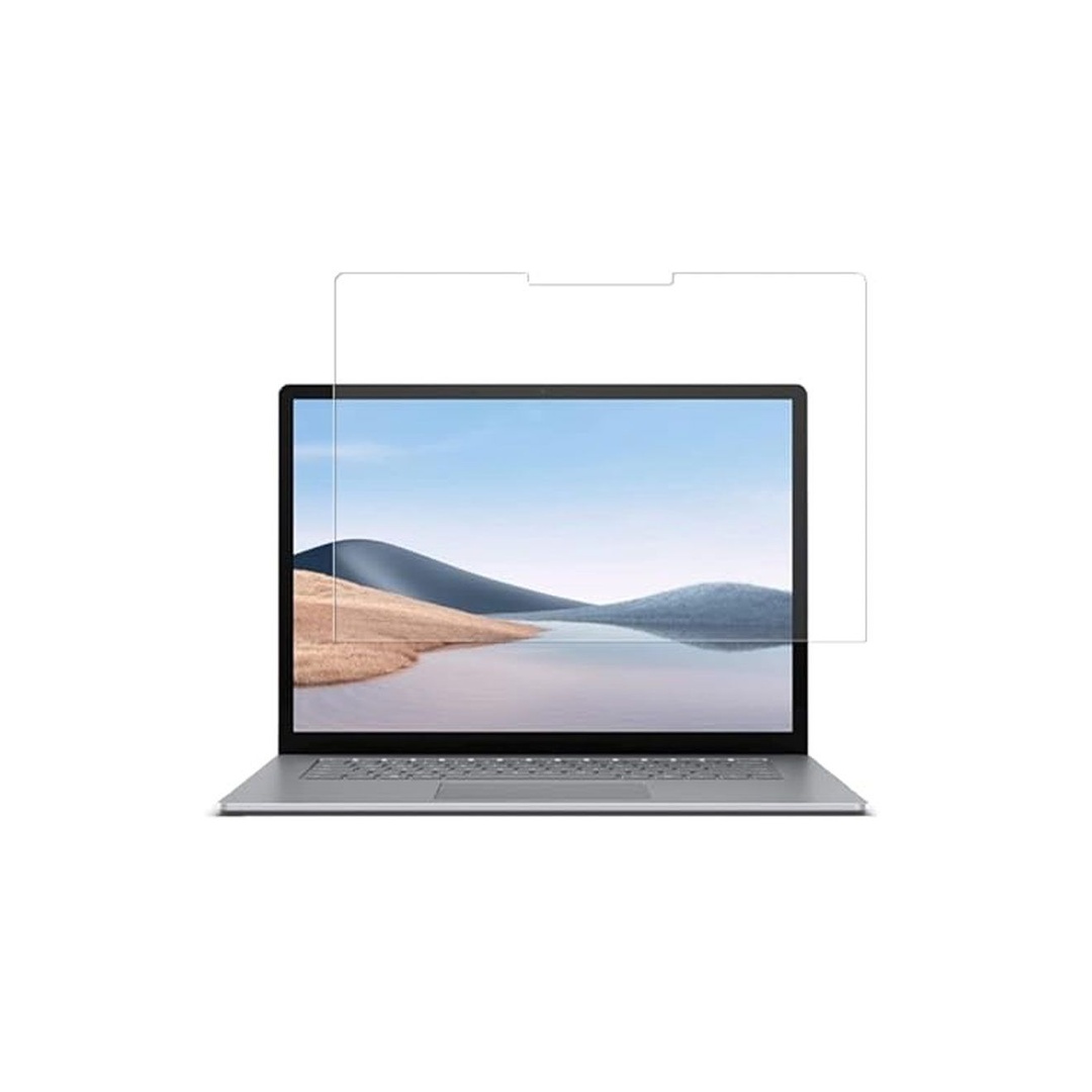 أسكرين شاشة زجاجي ضد الكسر لأجهزة الكمبيوتر المحمولة - مقاس 14 بوصة - شفاف