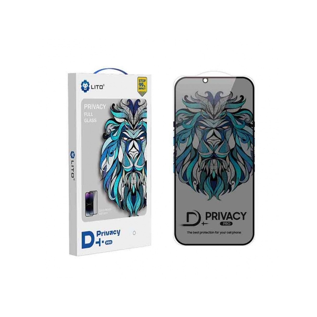 ليتو أسكرين شاشة خصوصية بوضوح D+ زجاج مقوى لأيفون 16 برو ماكس