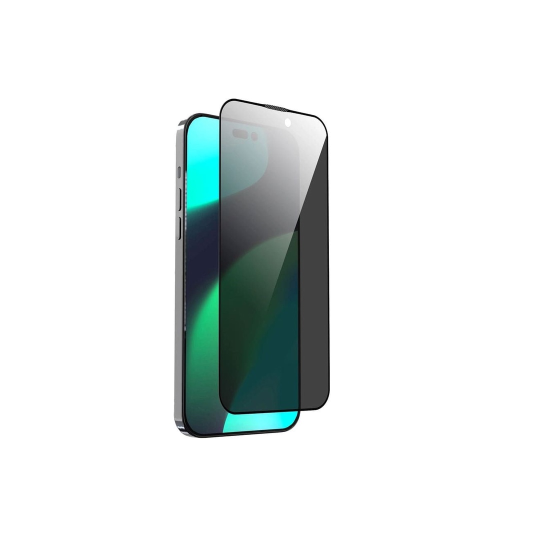 واقي شاشة زجاج برايفت - لهاتف أيفون 14 بلس (6.7) - أسود