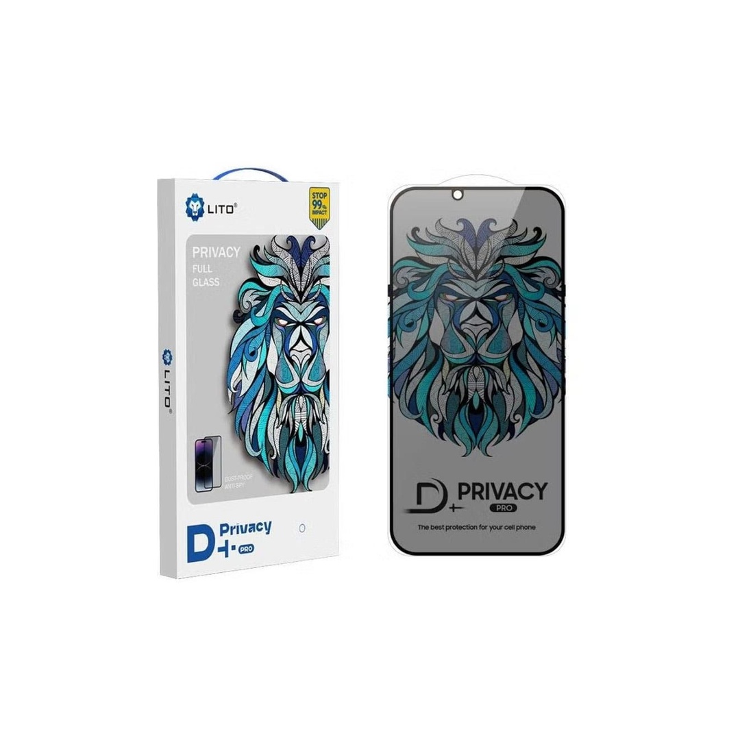ليتو أسكرين شاشه للخصوصيه D+ - لهاتف ايفون 14 برو ماكس - شفاف