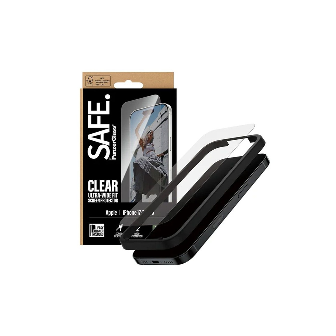 بانزر جلاس سكرين لآيفون 17 / 16 برو - إيزي ألينر - شفاف