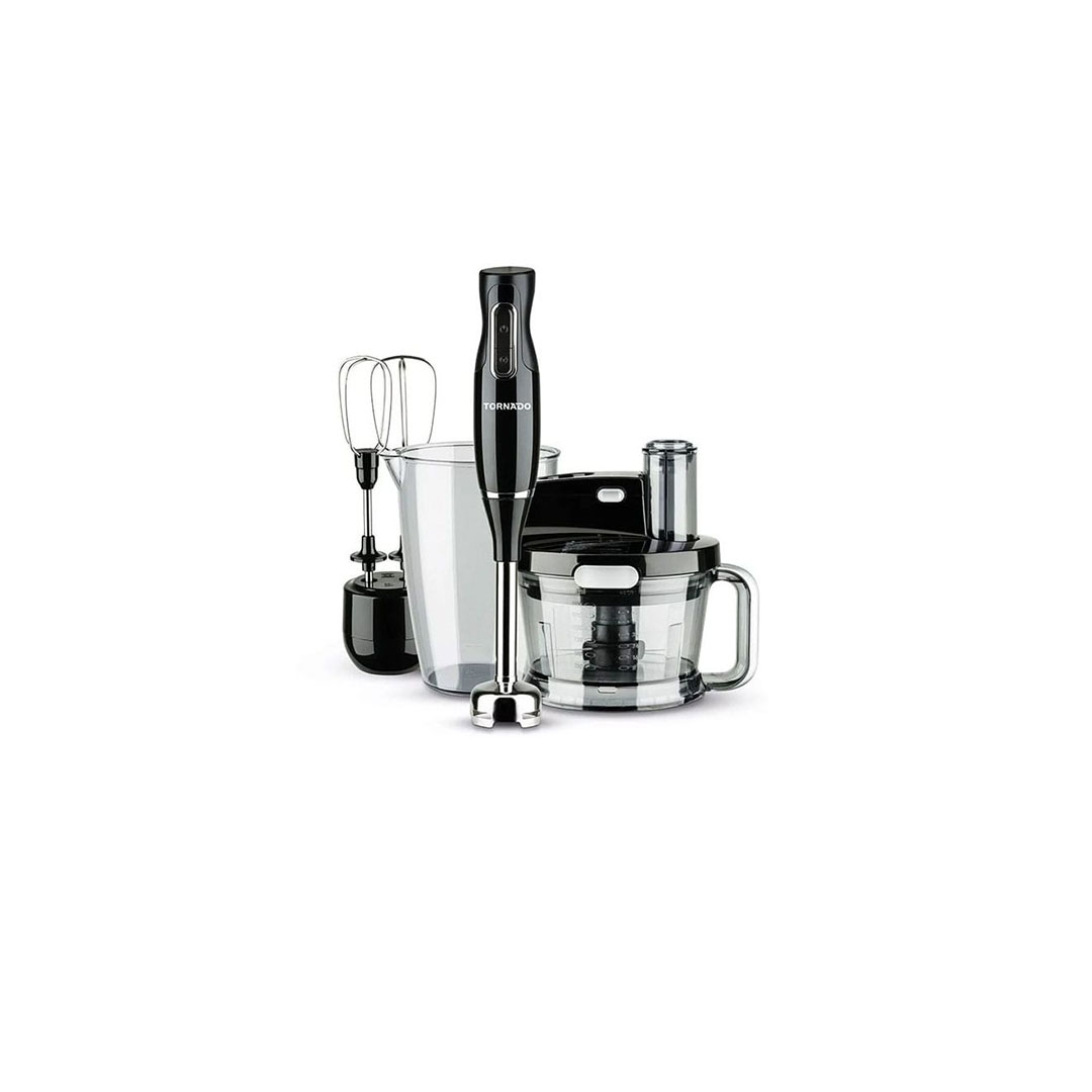 تورنيدو هاند بلندر 1000 وات - محضر طعام ومضرب - أسود - THB-1000MKL