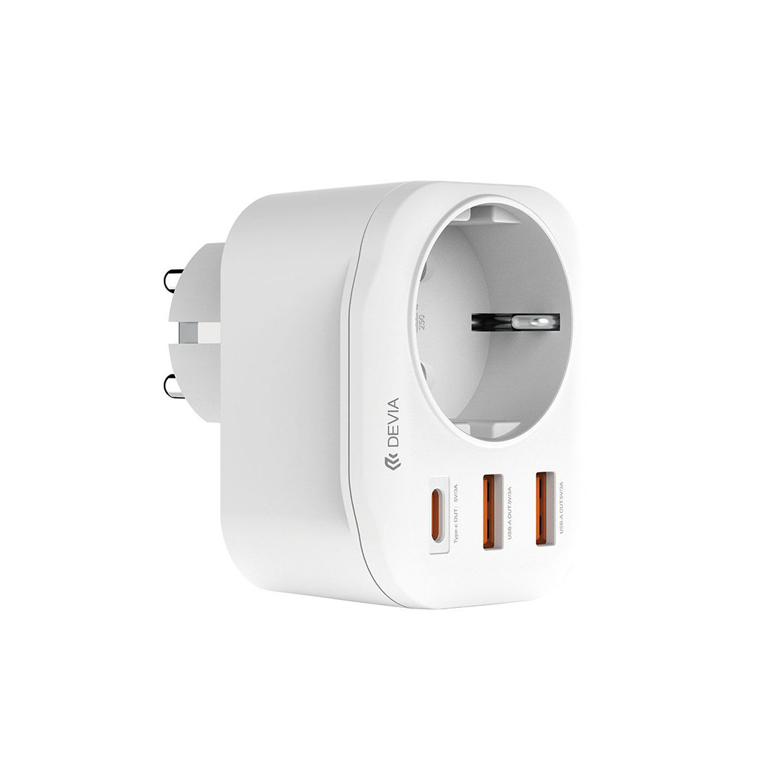 MP-55-W شاحن Smart Series - قوة 20 وات - أبيض