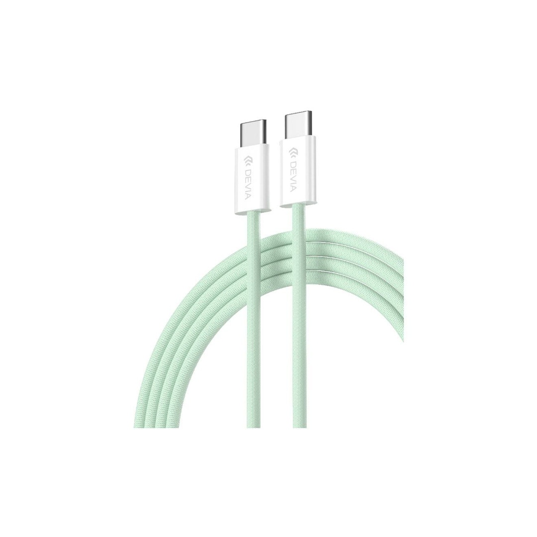 ديفيا Smart Series PD كابل بقوة 60 وات - طوله 1 متر - أخضر