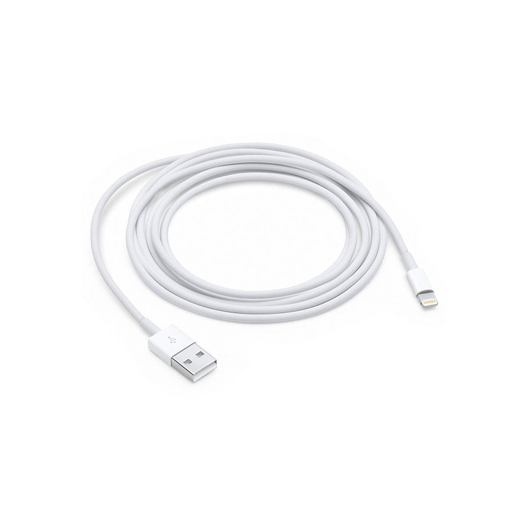 كابل شحن أبل لايتنينغ - 2 متر - أبيض