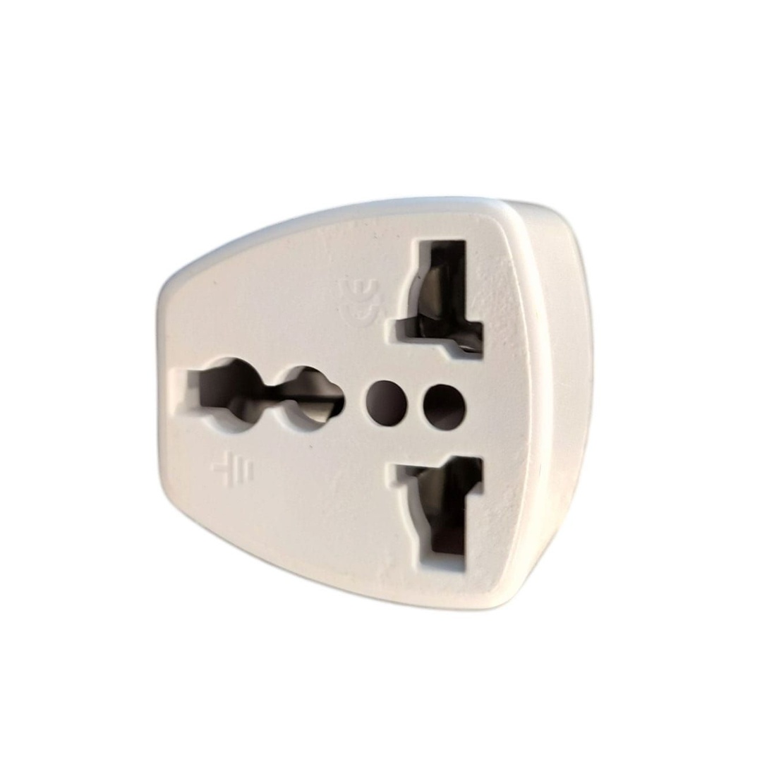 فيشة ثلاثية - قطعة - أبيض