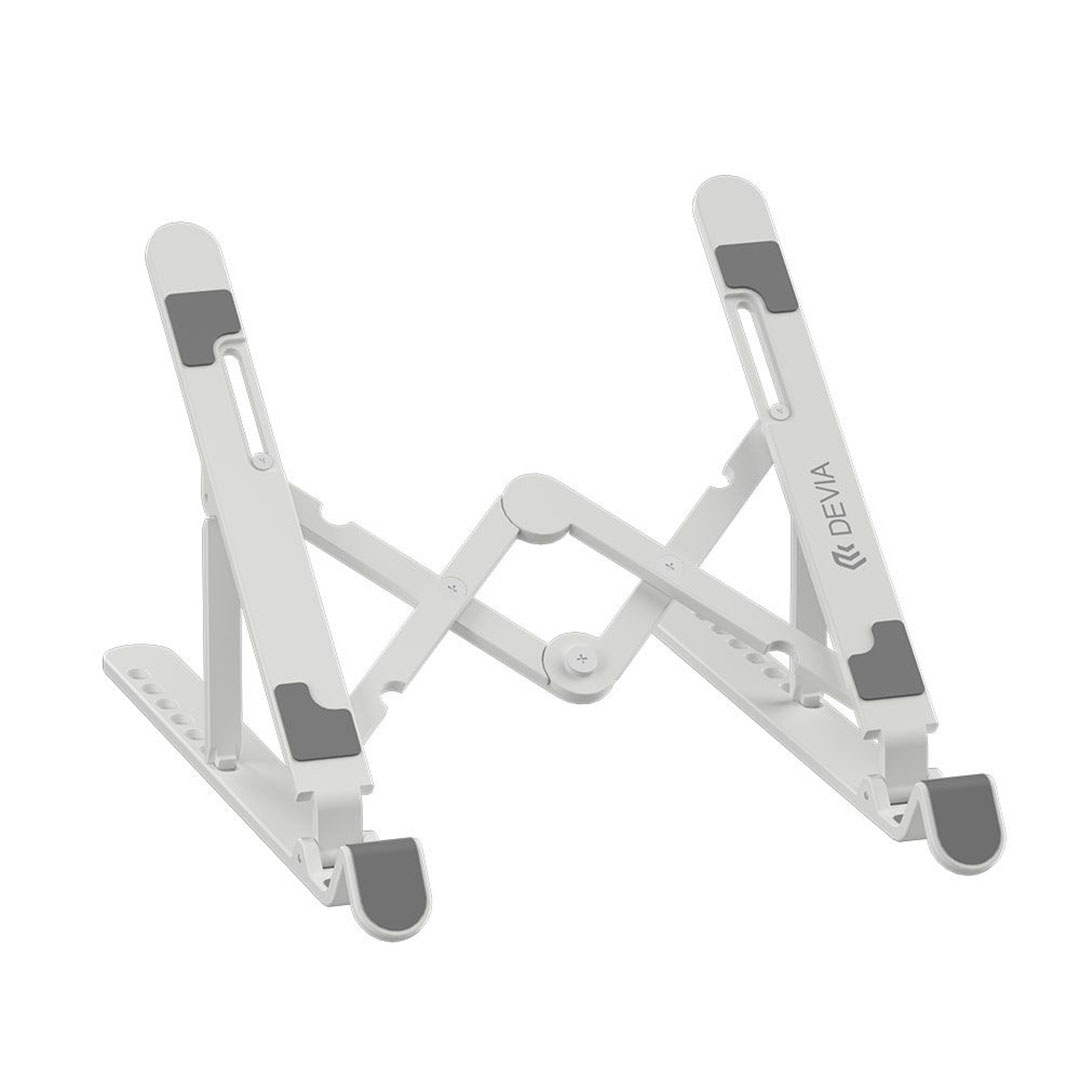 حامل لاب توب قابل للطي للابتوب و تابلت - أبيض