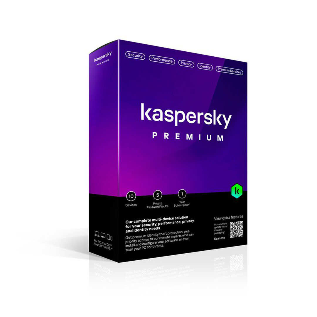 برنامج Kaspersky Premium للحماية الشاملة - ME 5 - Dvc 1Y Bs Box