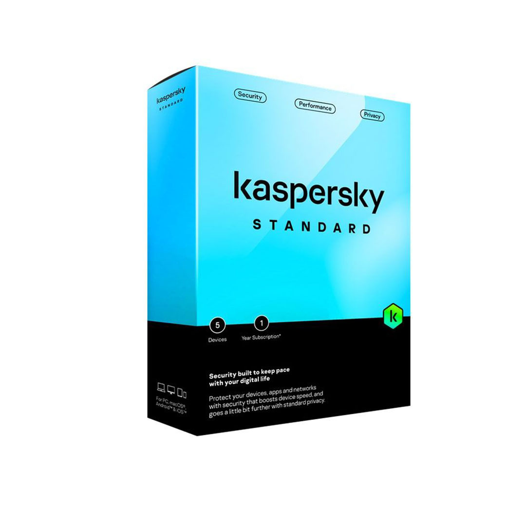 برنامج Kaspersky standard للحماية الشاملة - ME 5 - Dvc 1Y Bs Box