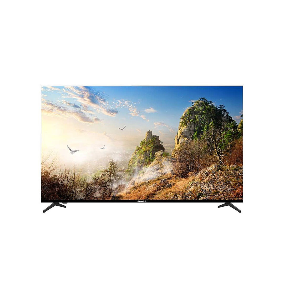 تلفزيون شارب - 50 بوصة - LED 4K UHD - سمارت Google TV - بدون اطار - 4T-C50FJ16EX