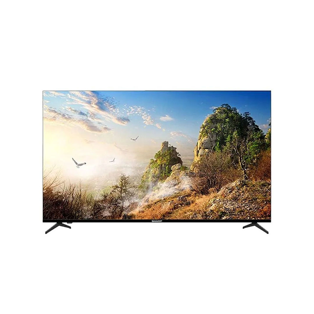 تلفزيون شارب - 55 بوصة - LED 4K UHD - سمارت Google TV - بدون اطار - 4T-C55FJ16EX