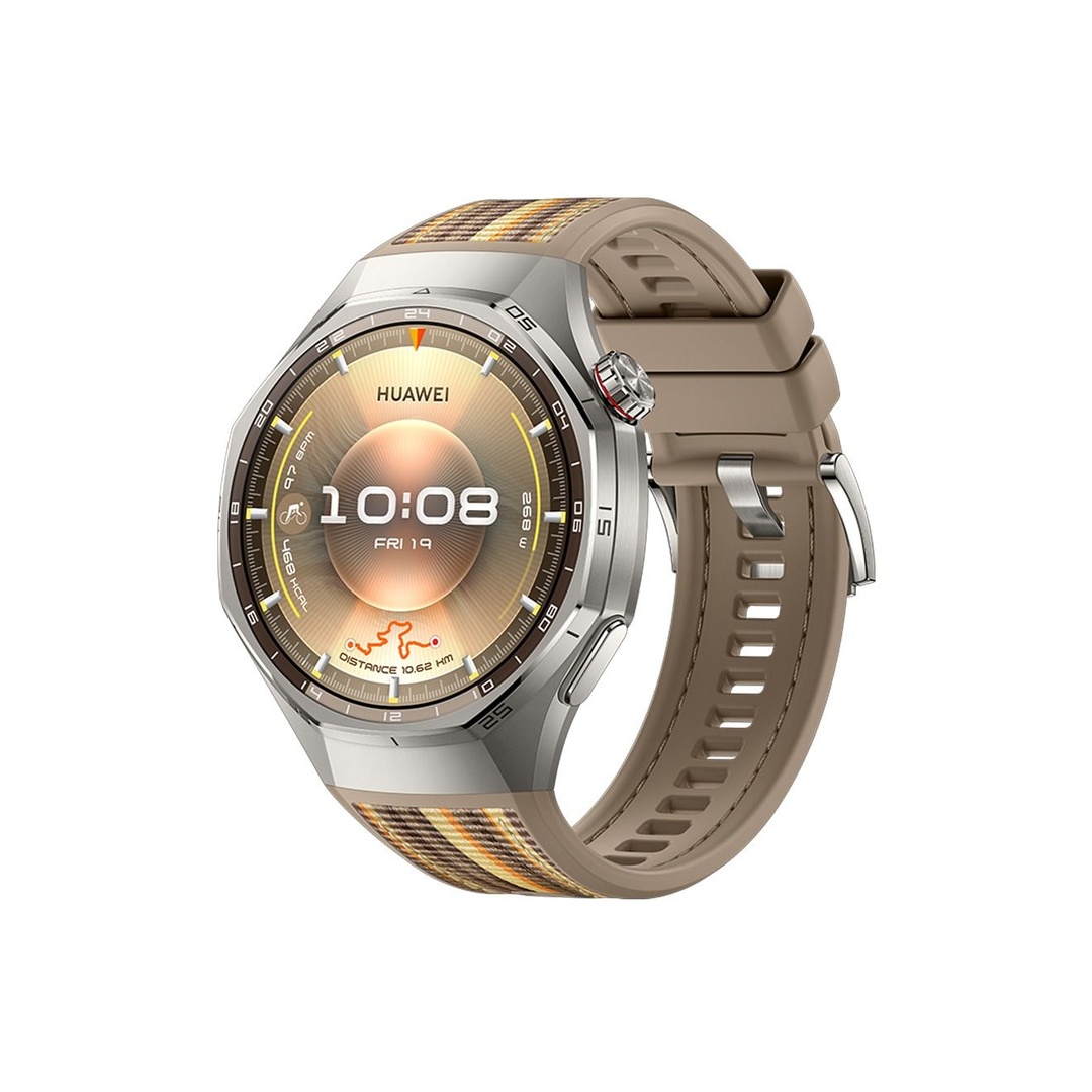 هواوي ساعة ذكية GT6 برو مقاس 46 مم - بني