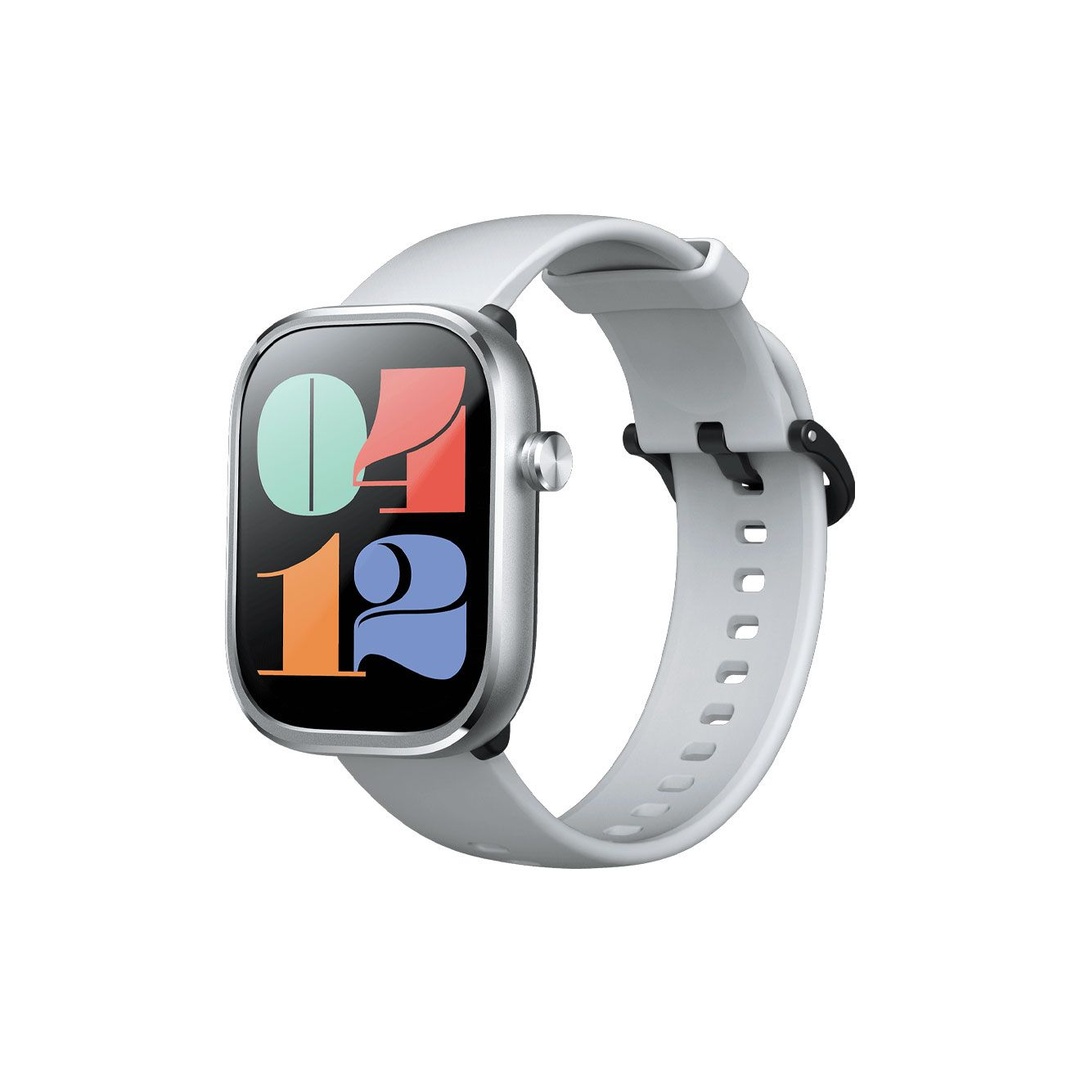 ميبرو C4 ساعة ذكية - 2.01 بوصة - فضي