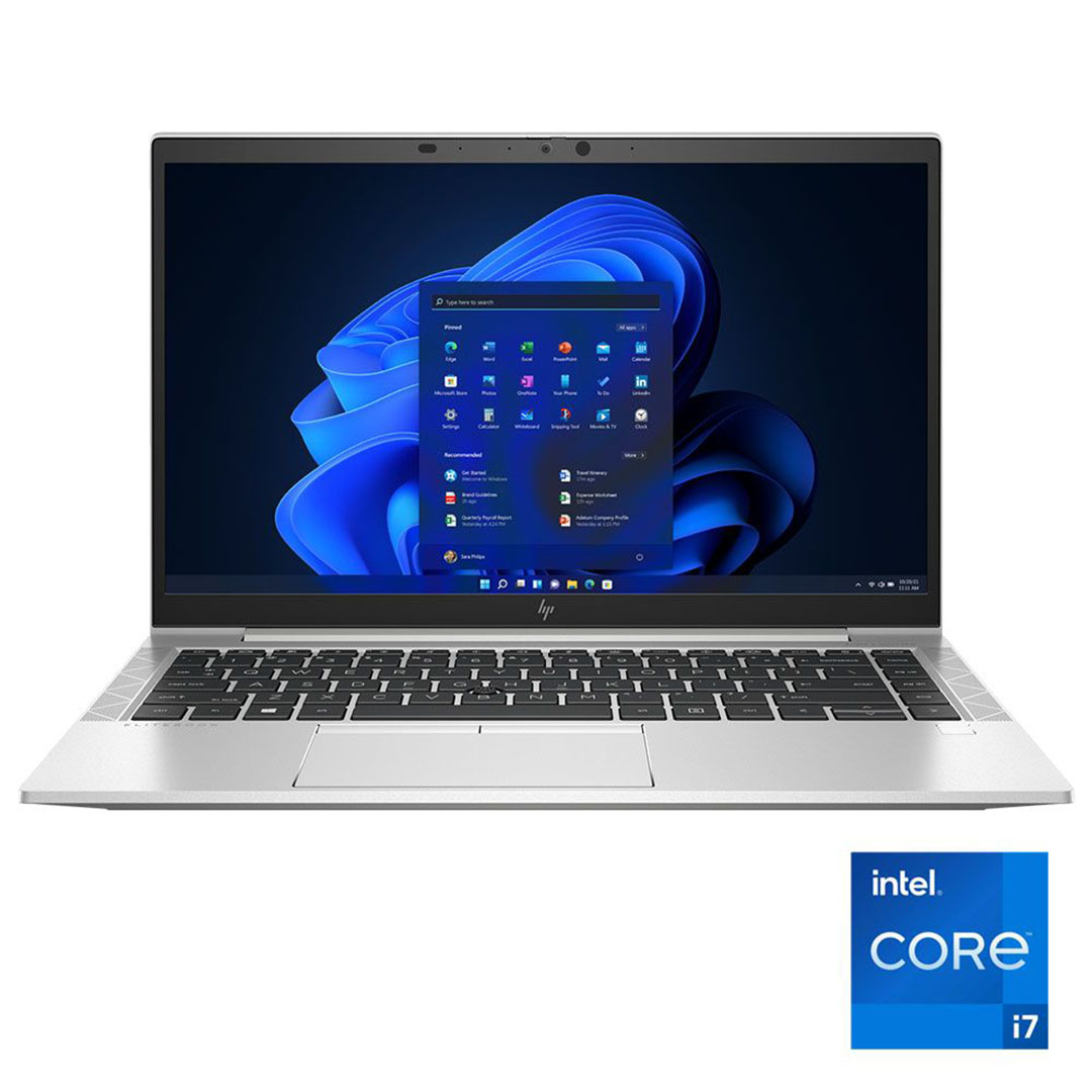 لابتوب اتش بي EliteBook 840 G8 - i7 - 8GB - 512GB SSD - 14" - ويندوز 11 برو - فضي
