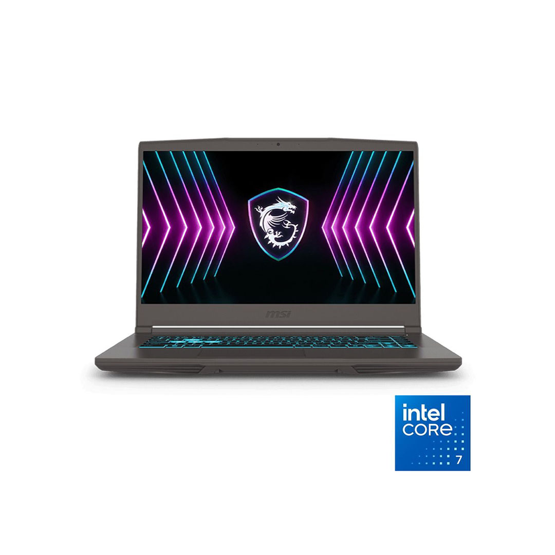 MSI Thin 15 B2RVE لاب توب - انتل® كور™ 7-240H - رامات 16 جيجا بايت - هارد ديسك 512 جيجا بايت SSD - جرافيك NVIDIA® GeForce RTX™ 4050 6GB - شاشه 15.6" FHD بوصه 144 هرتز - رمادي