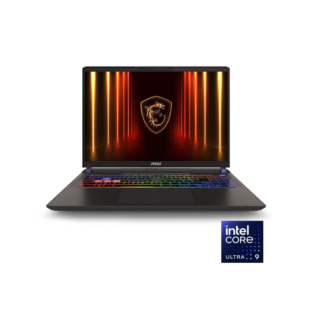 MSI Vector 17 HX AI A2XWJG-204EG لاب توب - انتل® كور™ الترا 9-275HX - رامات 32 جيجا بايت - هارد ديسك 1 تيرا بايت SSD - جرافيك NVIDIA® GeForce RTX 5090 24GB - شاشه 17" QHD بوصه 240 هرتز - ويندوز 11 - رمادي