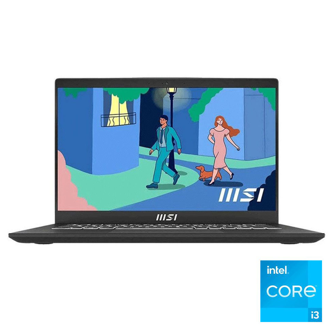 لابتوب ام اس اي مودرن 14 C12MO - i3 - 8GB - 256GB SSD - 14" - أسود