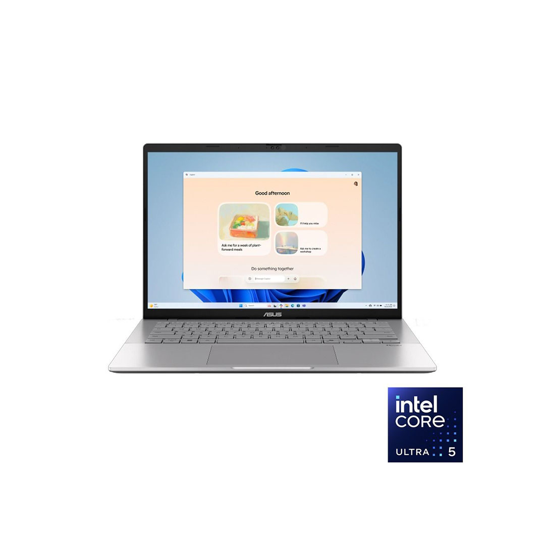 اسوس Vivo بوك S14 S3407CA-LY065W لاب توب - انتل® كور™ الترا 5-225H - رامات 16 جيجا بايت - هارد ديسك 512 جيجا بايت SSD - جرافيك Intel® Graphics - شاشه 14" WUXGA بوصه 60 هرتز - ويندوز 11 - فضي