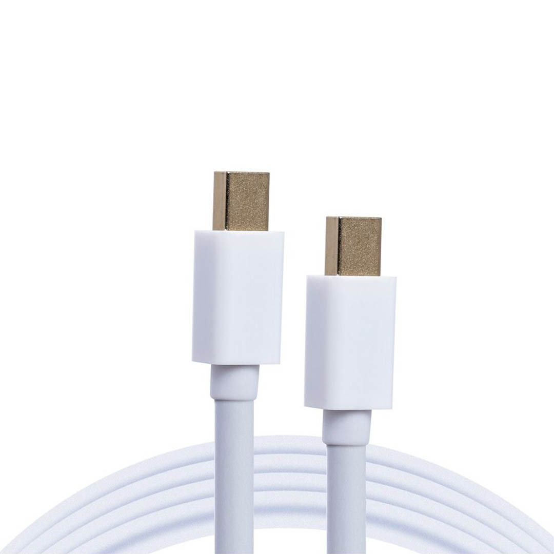 CV166 كابل Mini Display Port - أبيض - 1.8 متر