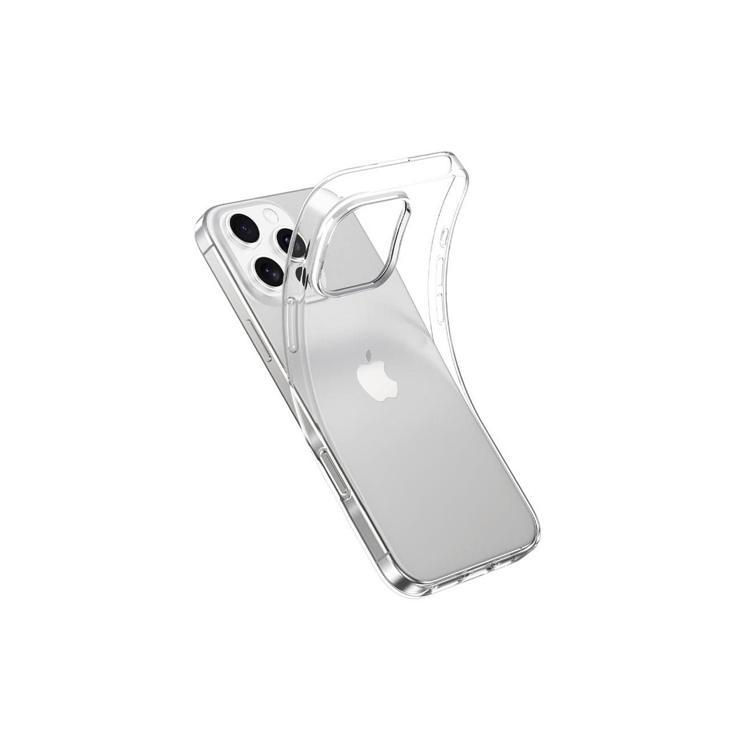 جراب ظهر - لهاتف أيفون 16 برو ماكس (6.9) - شفاف