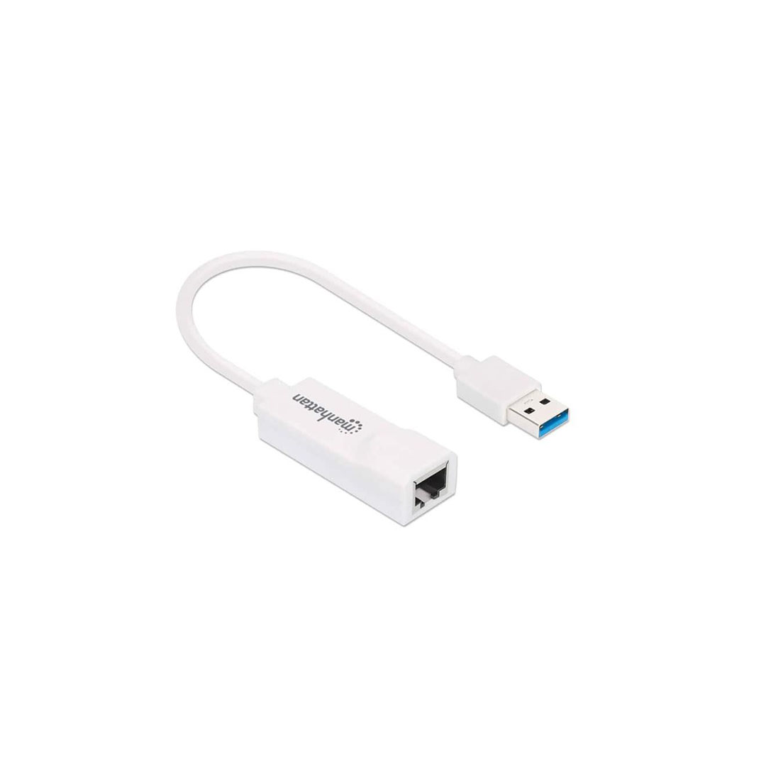 506847 محول من USB 3.0 إلي أنترنت Gigabit بسرعة عالية - أبيض