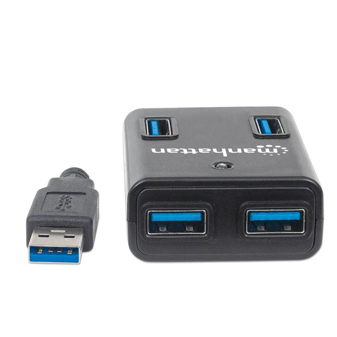 162296 موزع طاقة USB 3.0 فائق السرعة مزود بـ 4 منافذ