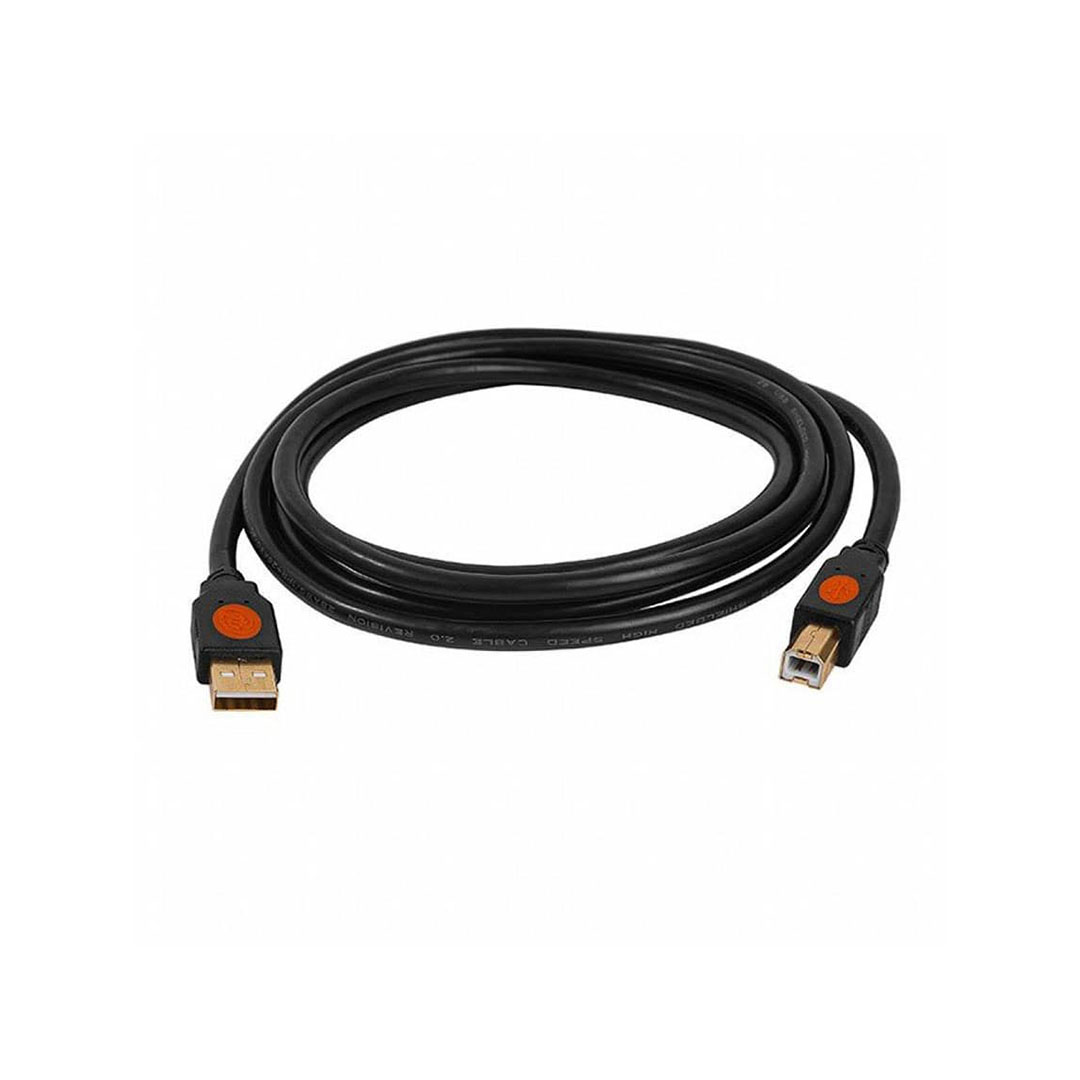 DC017 كابل طابعة USB - 3 متر - أسود