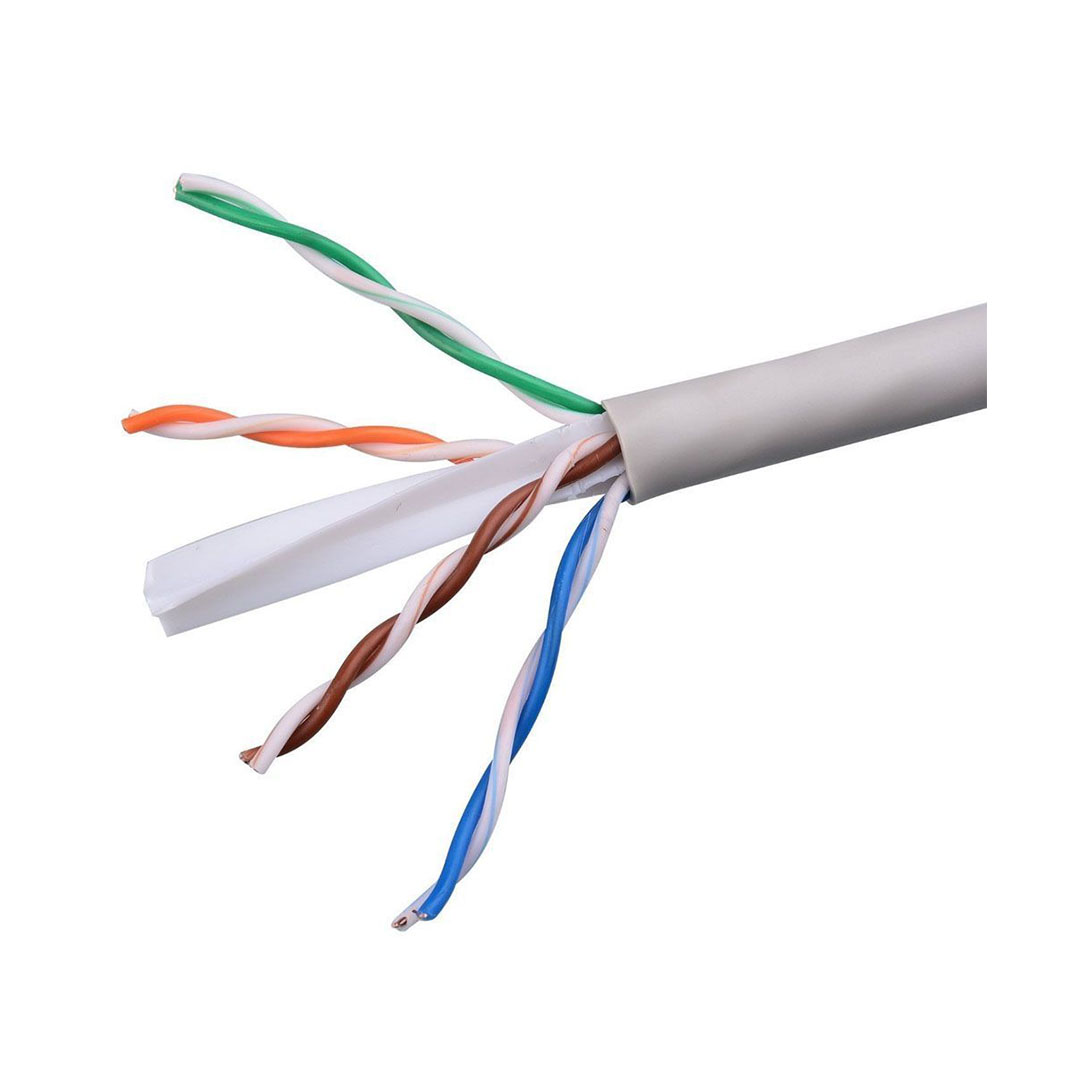 DC525 كابل هايبر لينك Cat 6 - طوله 30 متر - رمادي