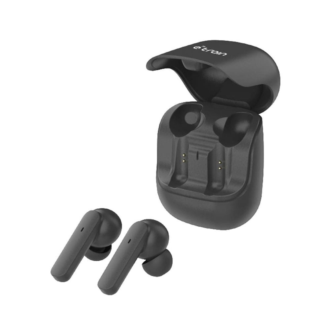 HP611 سماعة أذن لاسلكية مع حافظة الشحن - أسود