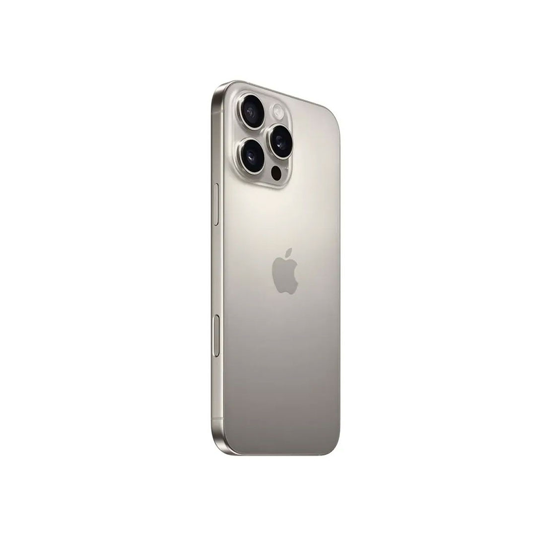 ابل ايفون 16 برو ماكس - 1 تيرا - شريحة - تيتانيوم طبيعي - 5G (ضمان محلي)