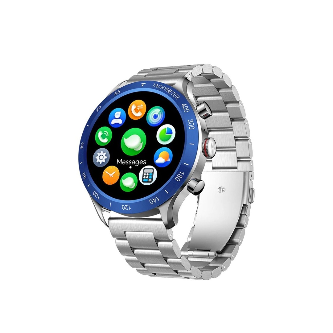 ريفيرسونج موتيف 9 ماكس ساعة ذكية - 1.43 بوصة - فضي